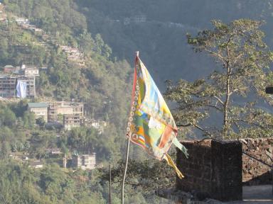 mountain&flag